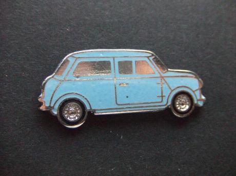 Austin Mini Cooper blauw model